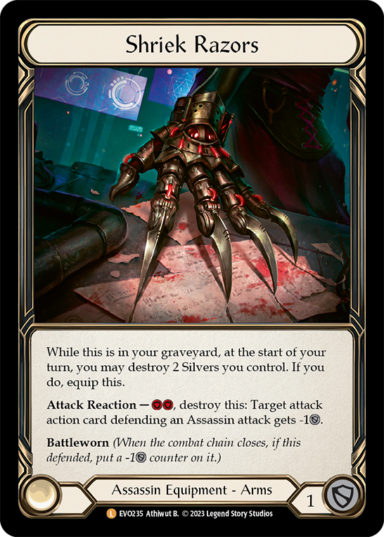 EVO235-CF - Legendary - Shriek Razors