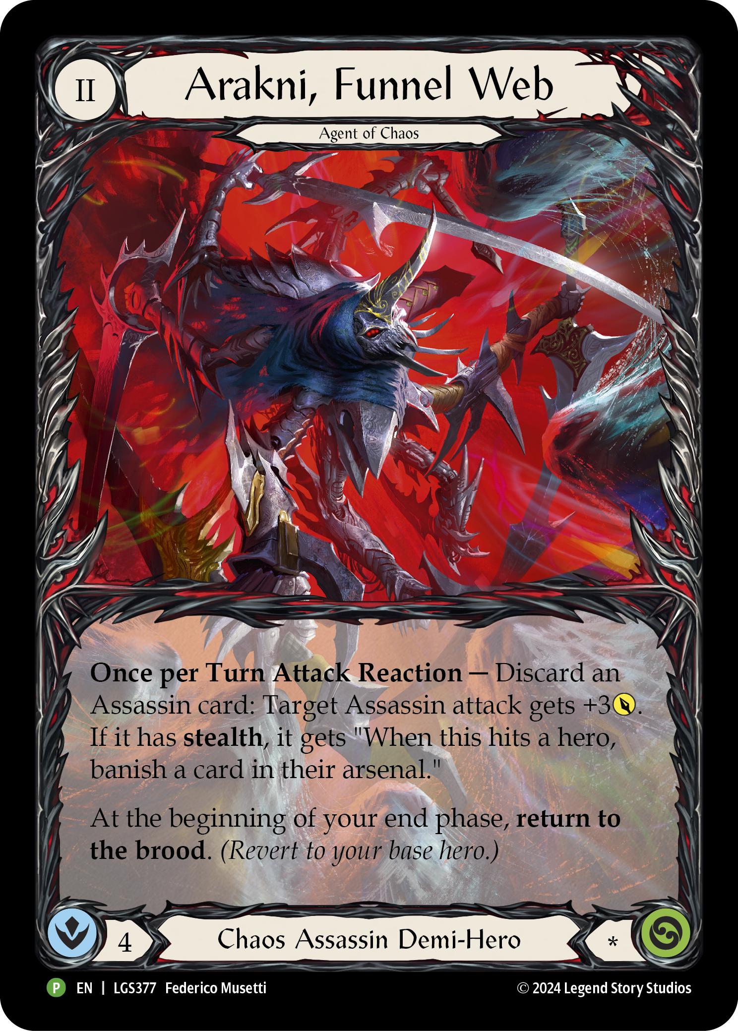 Arakni, Funnel Web (Promo)