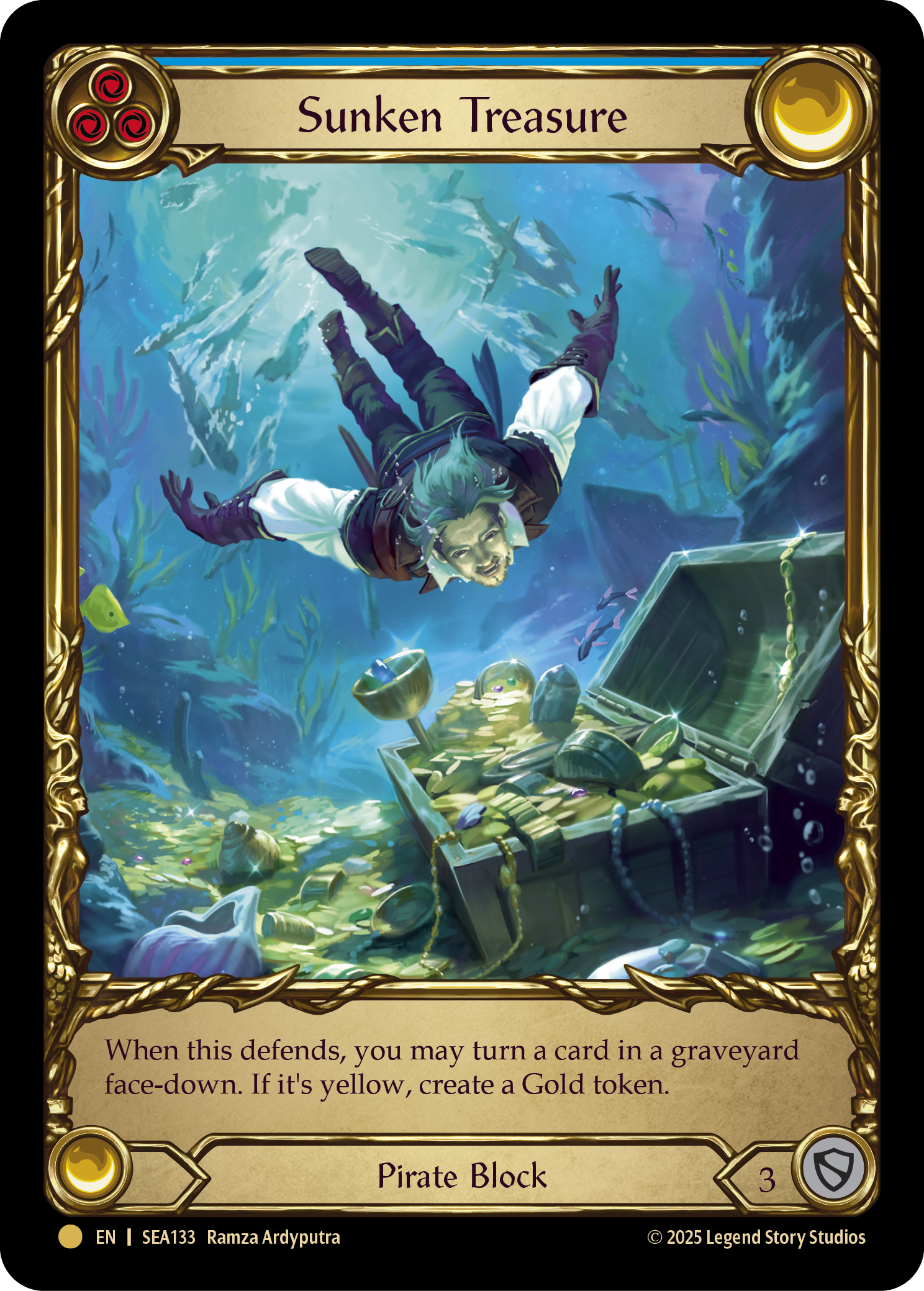 SEA133-TP - Pirate-Booty - Sunken Treasure
