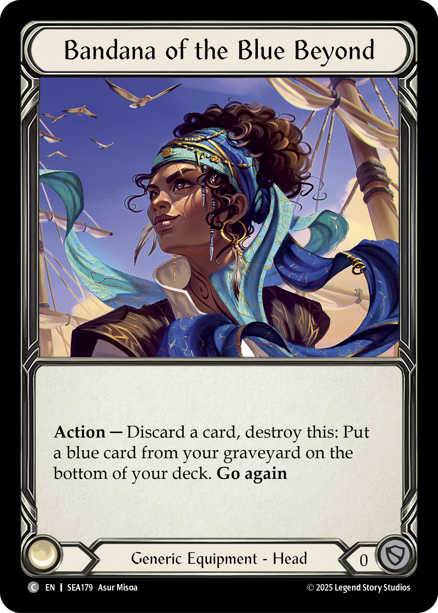 SEA179-TP - Common - Bandana of the Blue Beyonds