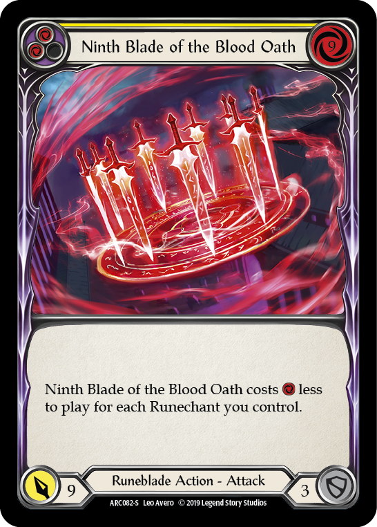 ARC082 - Super-Rare - Ninth Blade of the Blood Oath