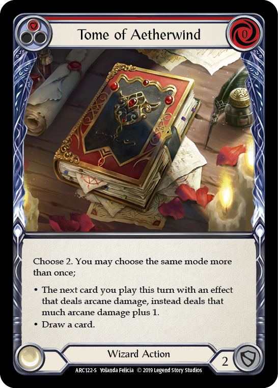 ARC122-RF - Super-Rare - Tome of Aetherwind