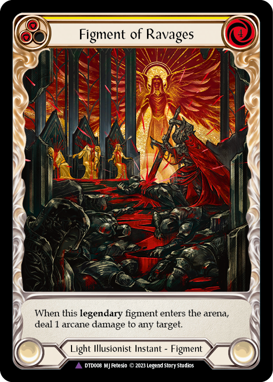 DTD008-MVL - Marvel - Figment of Ravages // Sekem, Archangel of Ravages