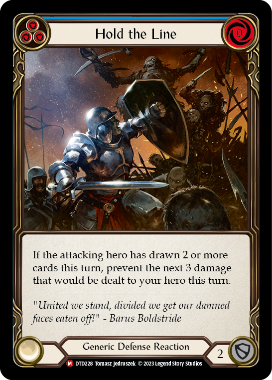 DTD228-RF - Majestic - Hold the Line