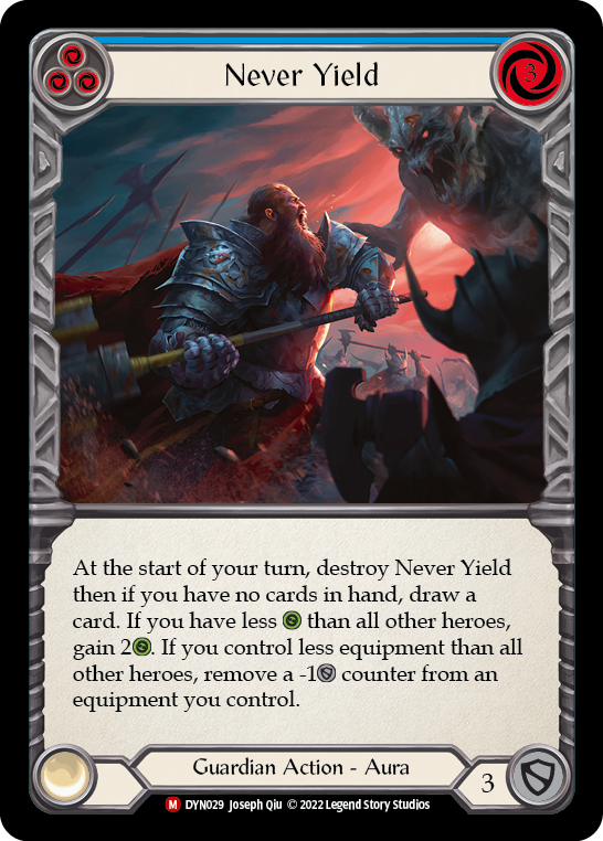 DYN029-RF - Majestic - Never Yield