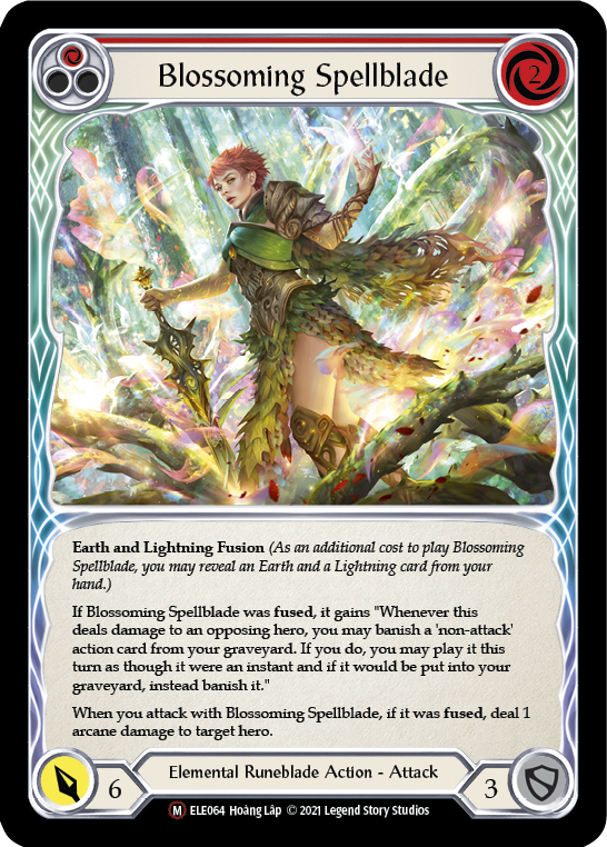 U-ELE064-RF - Majestic - Blossoming Spellblade