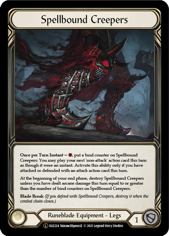 U-ELE224-RF - Legendary - Spellbound Creepers