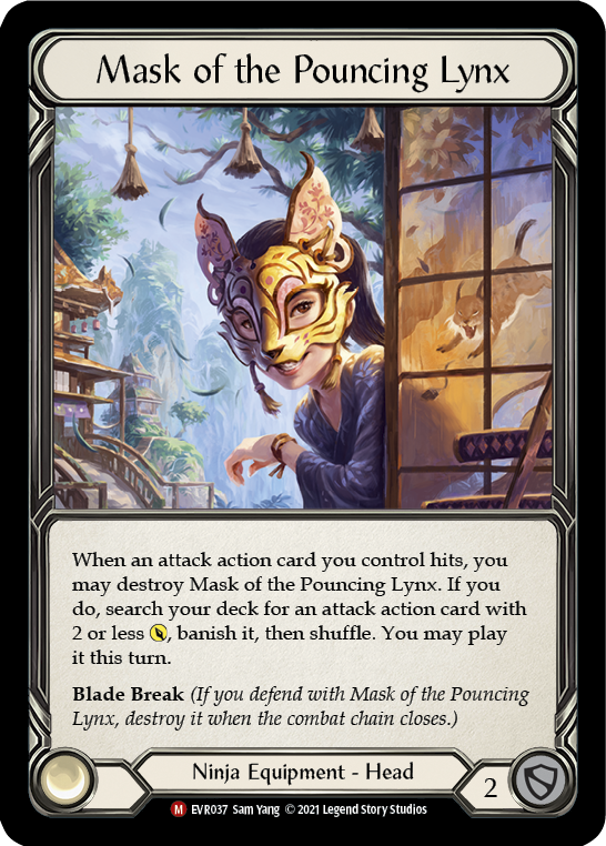 EVR037-CF - Majestic - Mask of the Pouncing Lynx