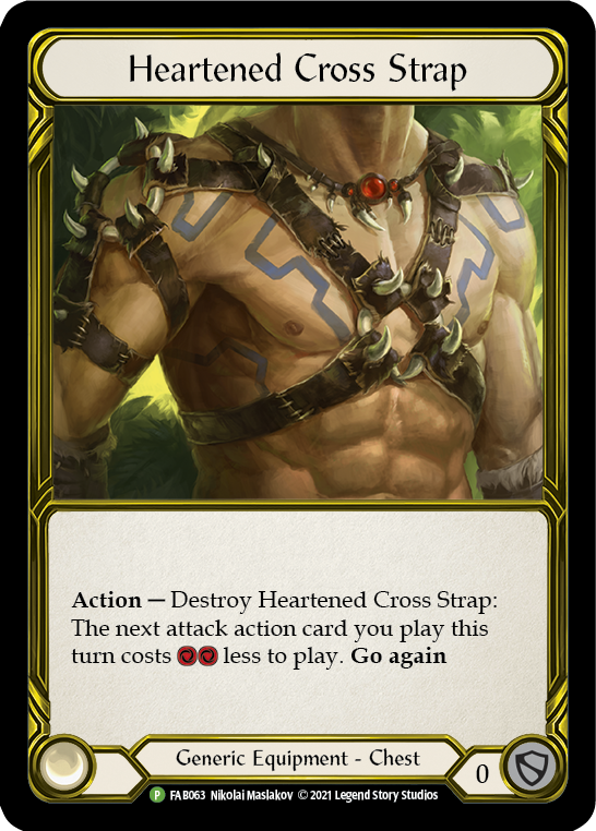 Heartened Cross Strap (Promo) [Gold]