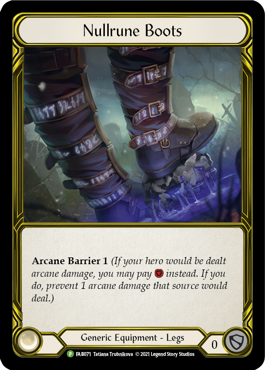 Nullrune Boots (Promo) [Gold]
