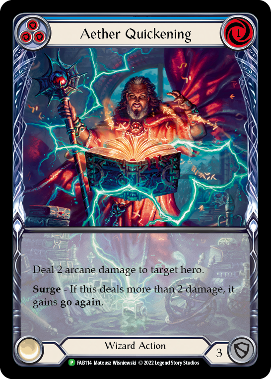 Aether Quickening (Blue)