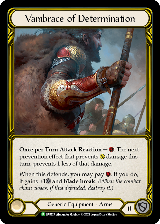 Vambrace of Determination (Promo)