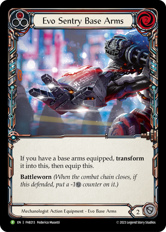 Evo Sentry Base Arms