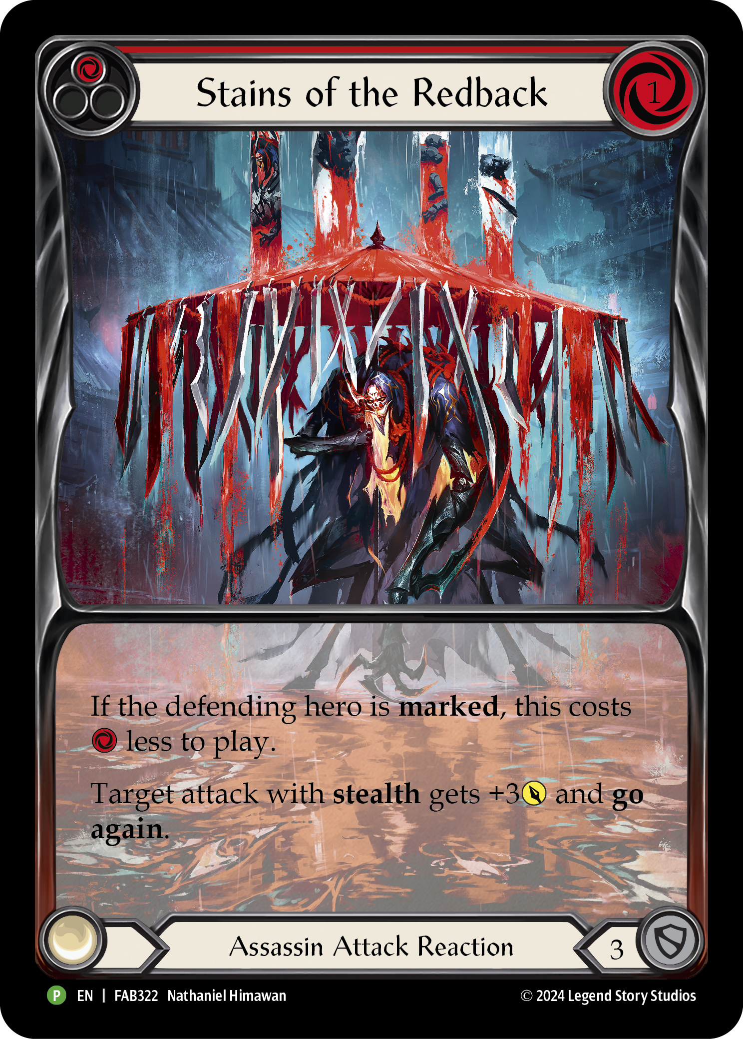 Stains of the Redback (Red)
