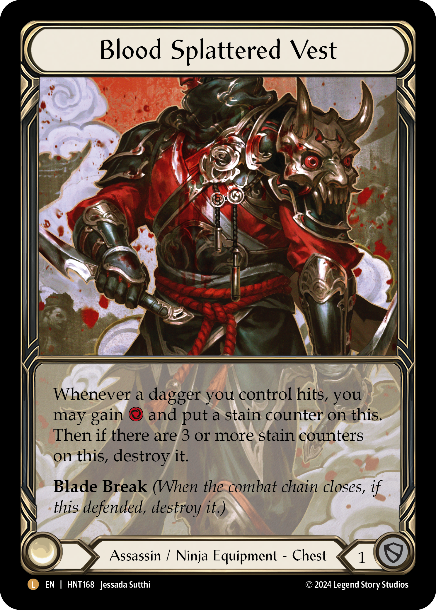 HNT168-EA - Legendary - Blood Splattered Vest