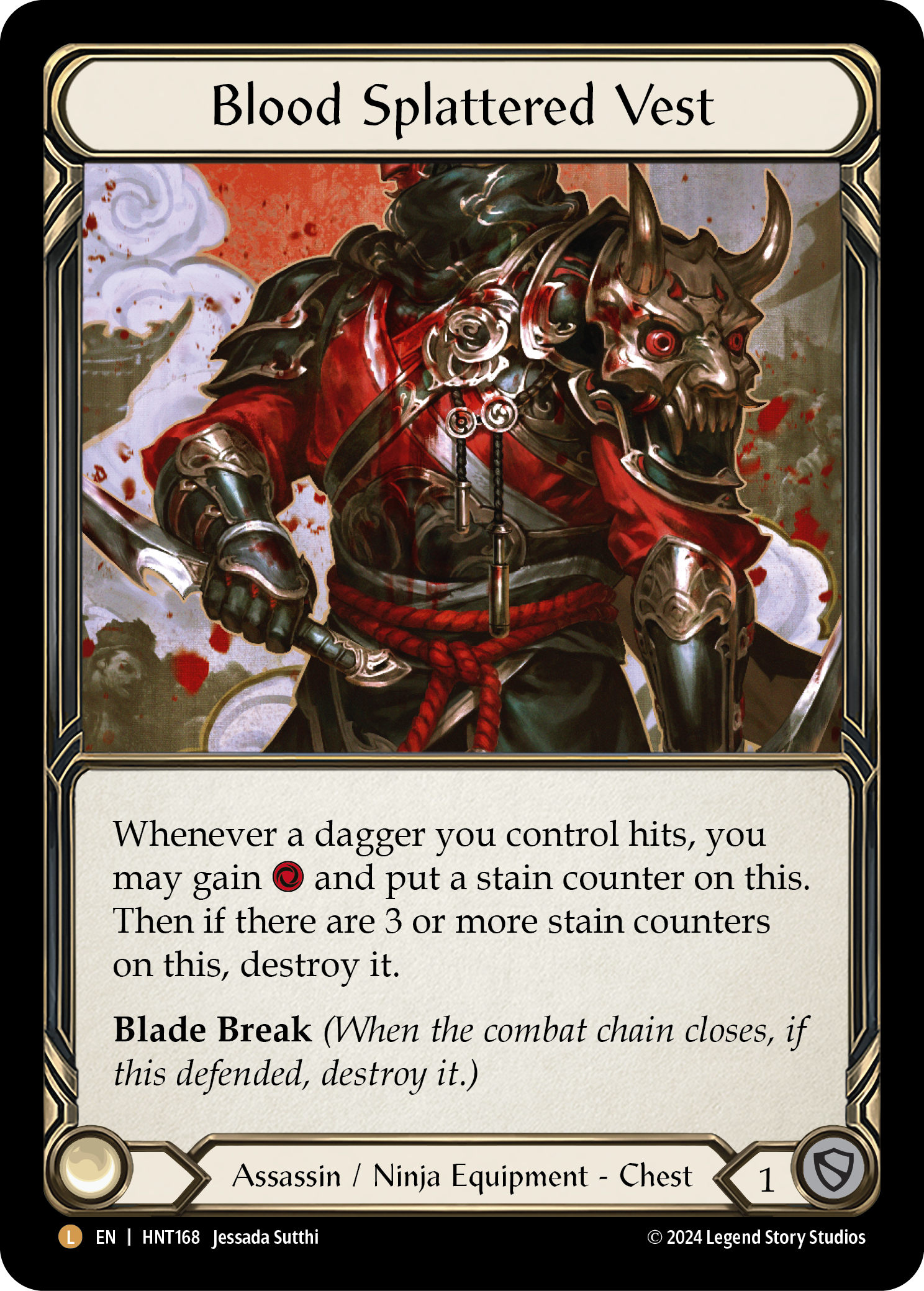 HNT168-RF - Legendary - Blood Splattered Vest