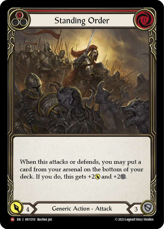 HVY210-RF - Majestic - Standing Order