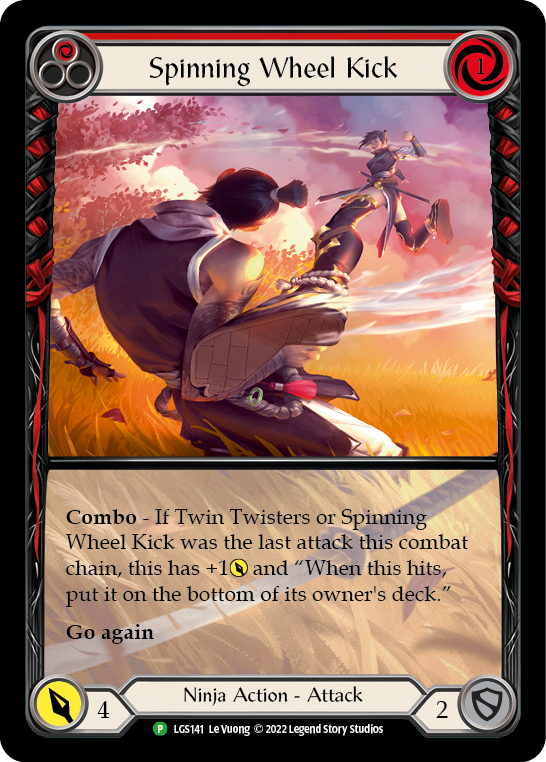 Spinning Wheel Kick (Red)