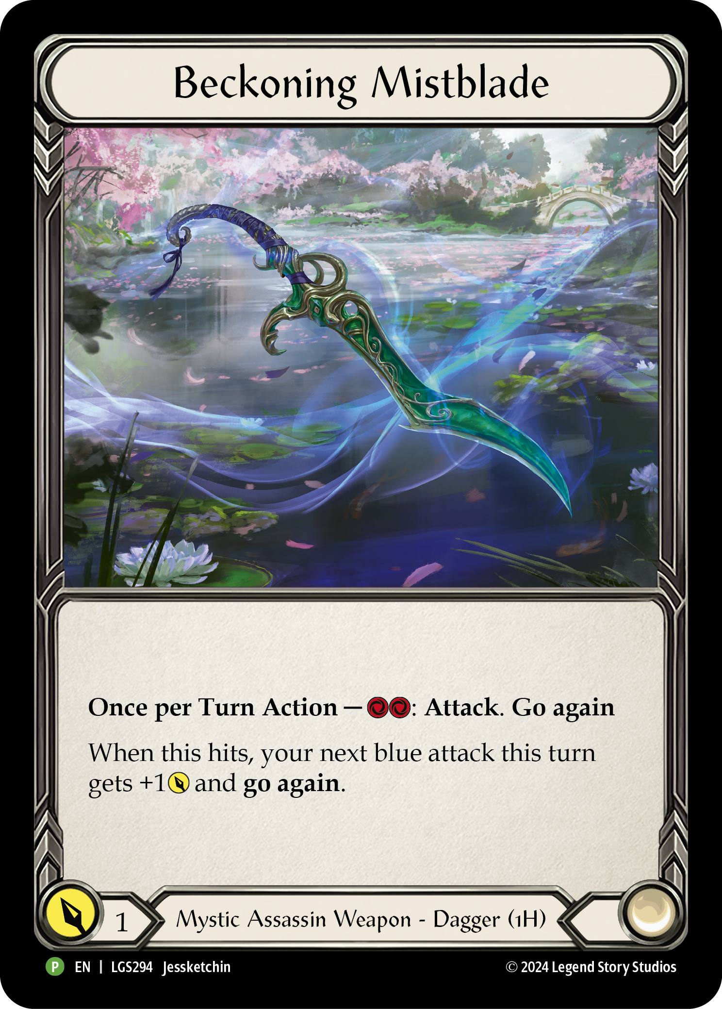 Beckoning Mistblade (Right) (Promo)