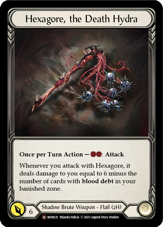 U-MON121-RF - Majestic - Hexagore, the Death Hydra