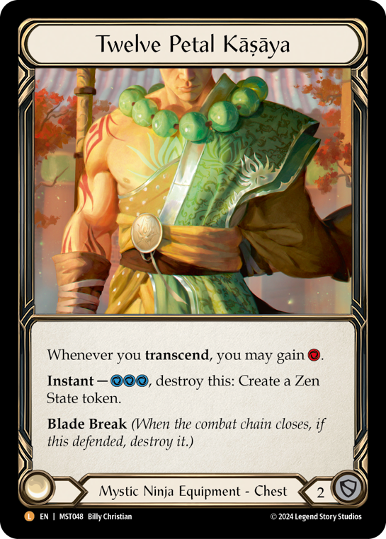 MST048-RF - Legendary - Twelve Petal Kāṣāya