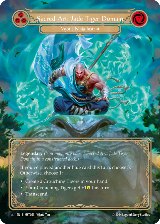 MST053-MVL - Marvel - Sacred Art: Jade Tiger Domain // Inner Chi