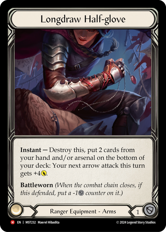 MST232-CF - Majestic - Longdraw Half-Glove