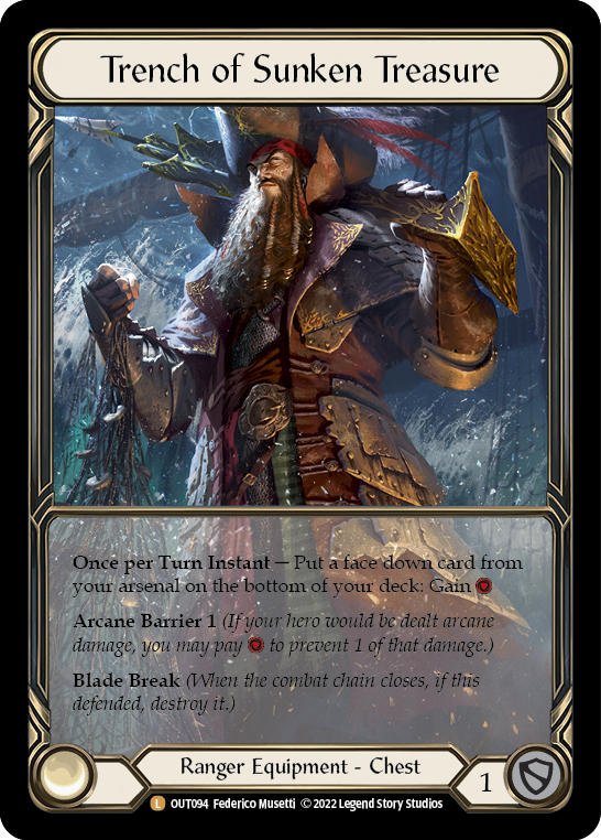 OUT094-EA - Legendary - Trench of Sunken Treasure