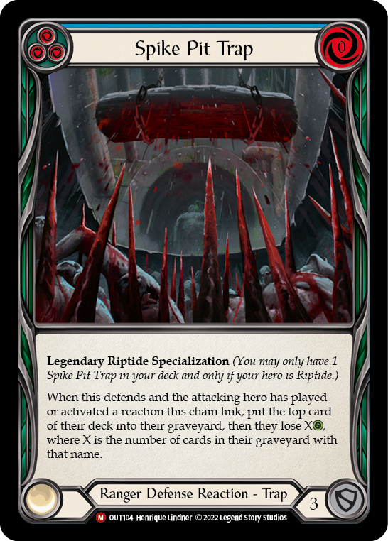 OUT104-RF - Majestic - Spike Pit Trap