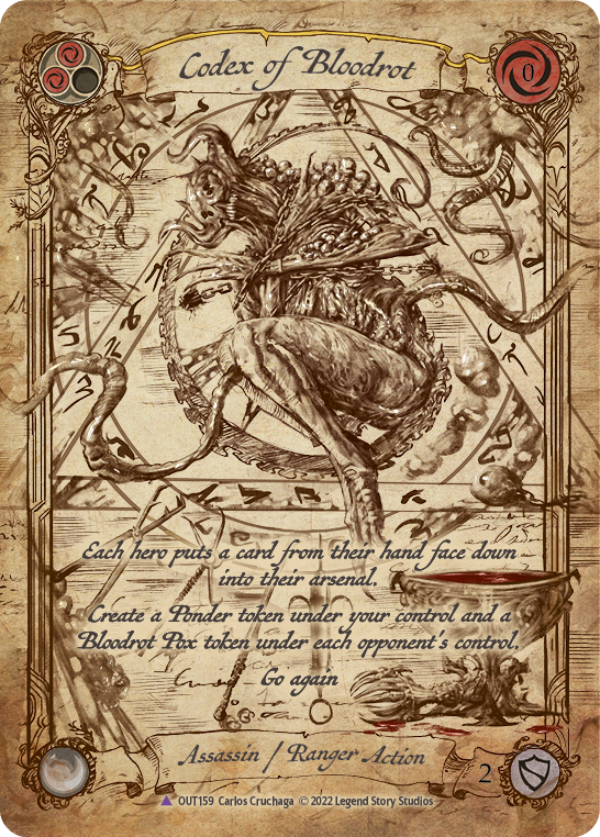 OUT159-MVL - Marvel - Codex of Bloodrot