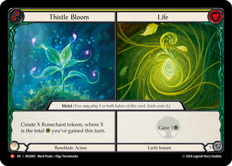 ROS005-RF - Majestic - Thistle Bloom <> Life