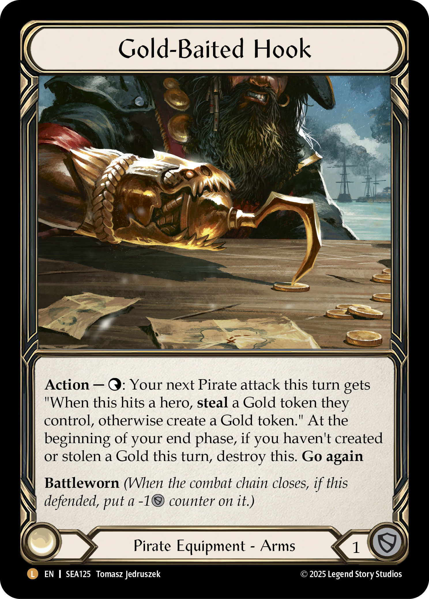 SEA125-TP - Legendary - Gold-Baited Hook