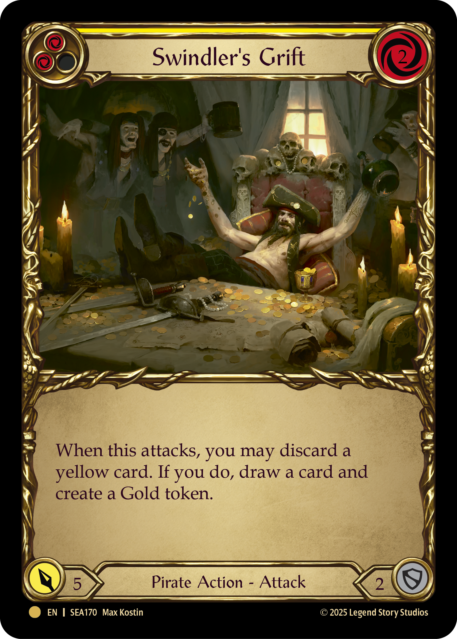 SEA170-TP - Pirate-Booty - Swindler's Grift (Yellow)