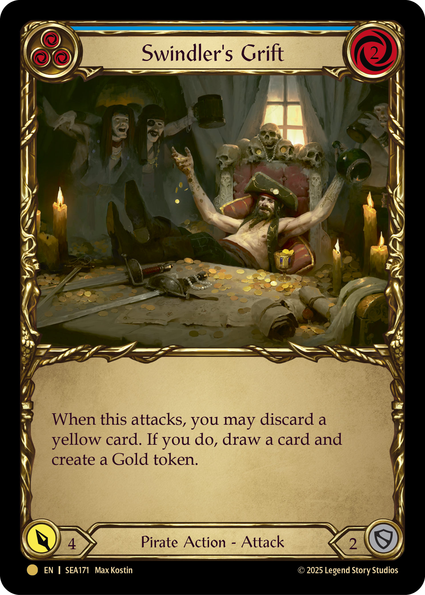 SEA171-TP - Pirate-Booty - Swindler's Grift (Blue)