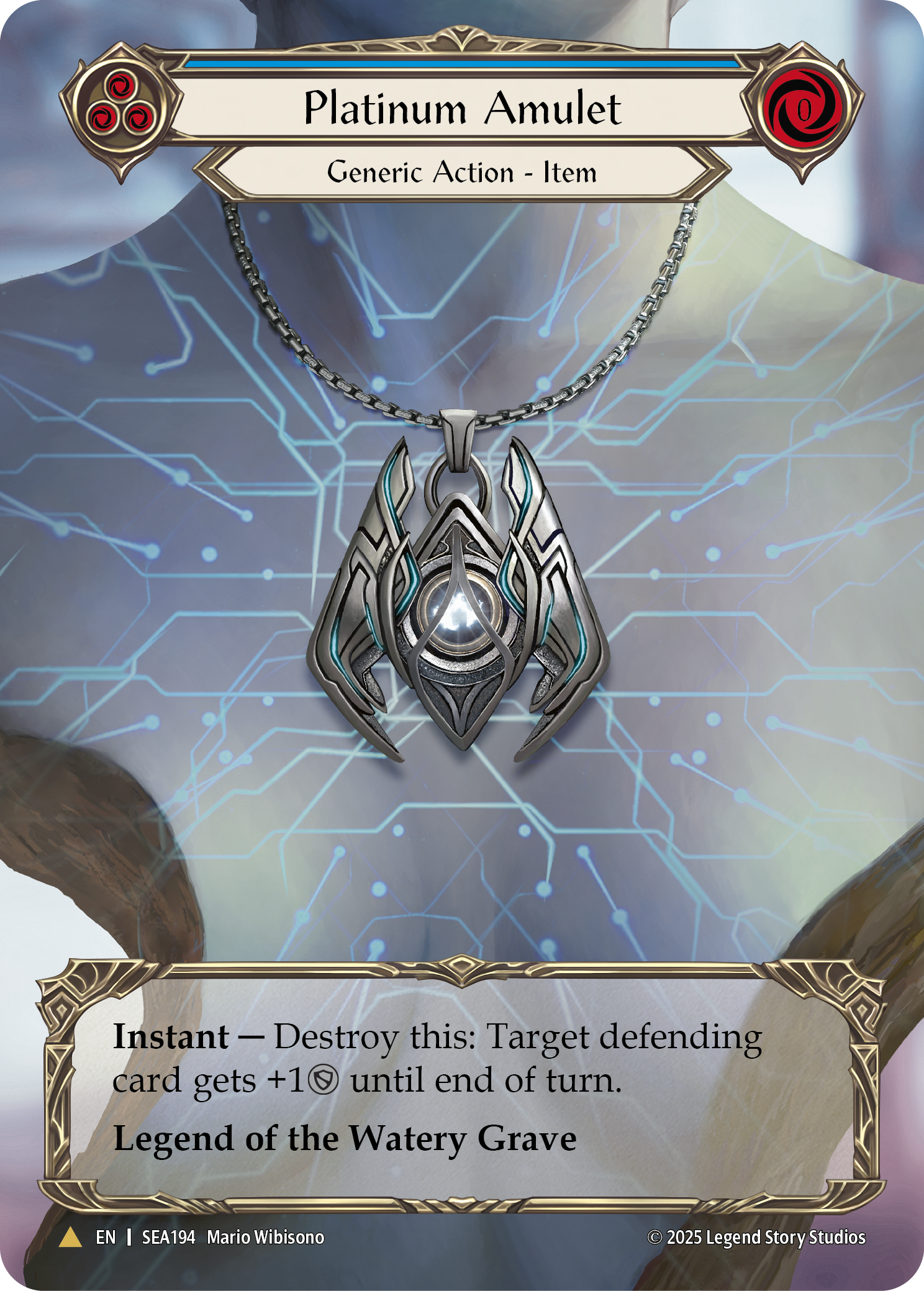 SEA194-TP - Marvel - Platinum Amulet