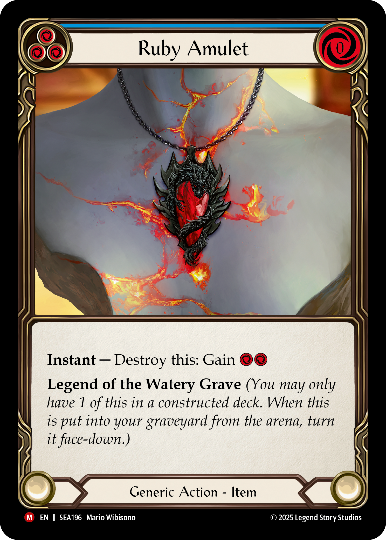 SEA196 - Majestic - Ruby Amulet