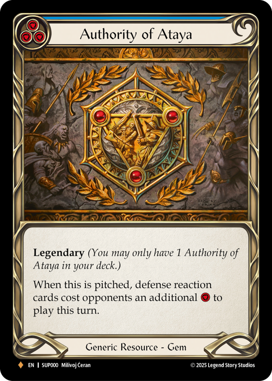 SUP000-CF - Fabled - Authority of Ataya