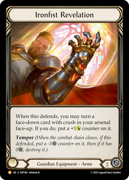 SUP168-RF - Legendary - Ironfist Revelation
