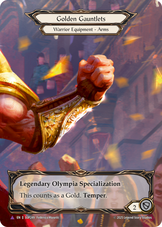 SUP249-MVL - Marvel - Golden Gauntlets
