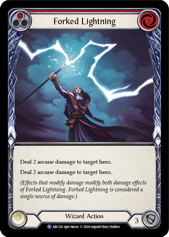U-ARC120 - Super-Rare - Forked Lightning