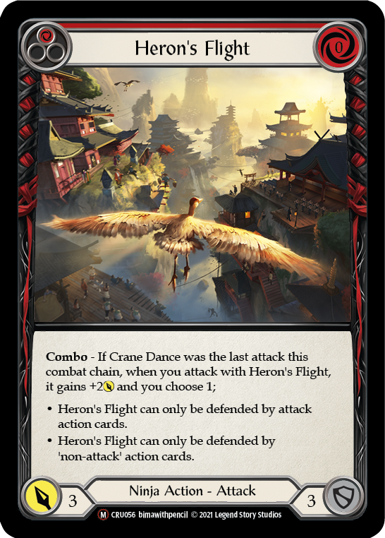 U-CRU056-RF - Majestic - Heron's Flight