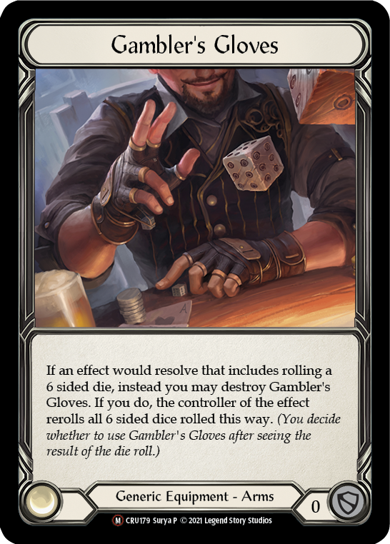 U-CRU179-RF - Majestic - Gambler's Gloves