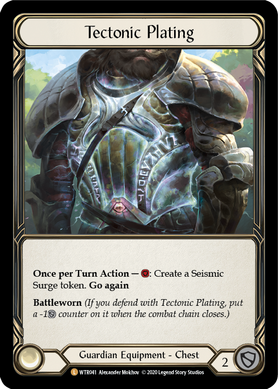 U-WTR041-RF - Legendary - Tectonic Plating