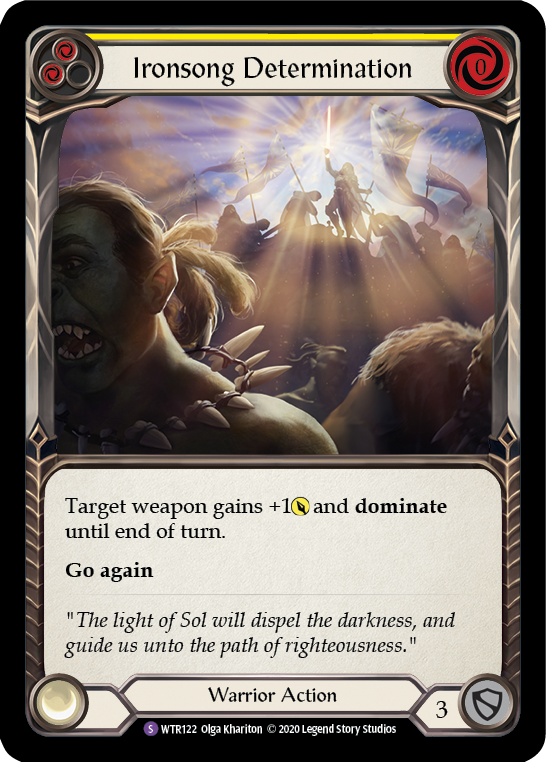 U-WTR122-RF - Super-Rare - Ironsong Determination