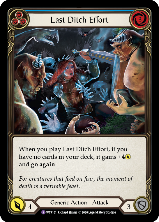 U-WTR161 - Super-Rare - Last Ditch Effort