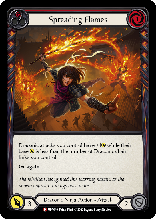 UPR049-RF - Majestic - Spreading Flames