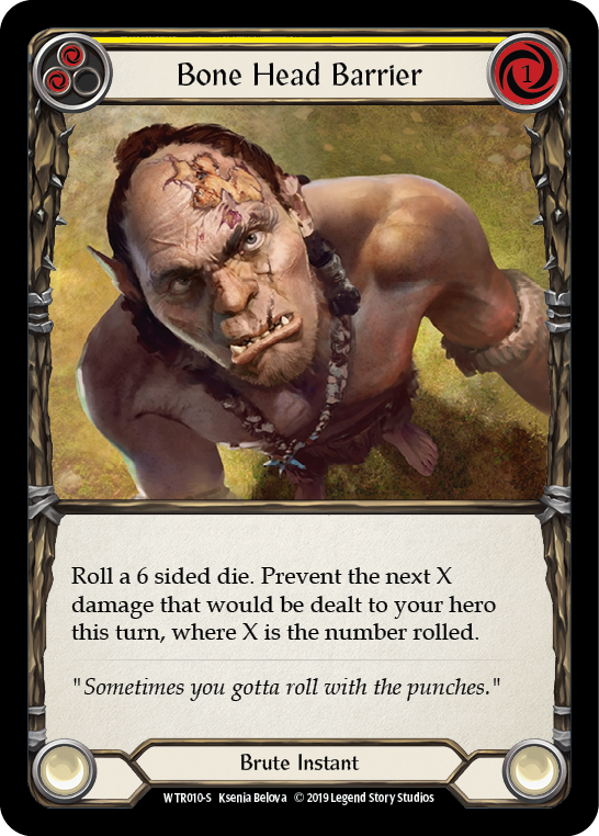 WTR010 - Super-Rare - Bone Head Barrier