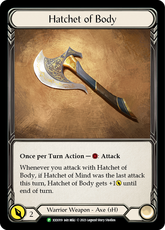 Hatchet of Body